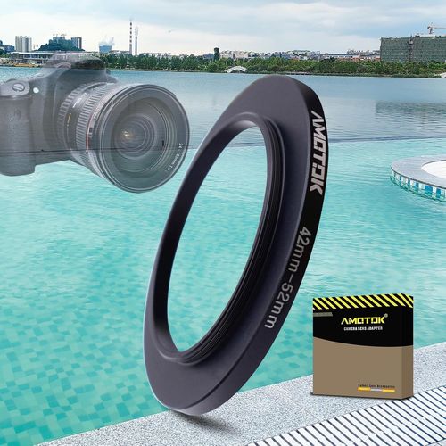 42Mm Vers Objectif 52Mm Adaptateur D'Objectif,Pour Objectif 42Mm Vers Filtre 52Mm Adaptateur,Compatible Avec Tous Les Accessoires De Filtre De 52Mm[ZHA5220001]2675]