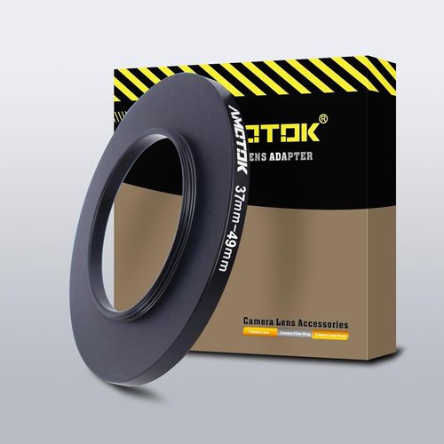 37Mm Vers Objectif 49Mm Adaptateur D'Objectif, Bague D'Adaptation De Filtre 37Mm À 49Mm,Compatible Avec Tous Les Accessoires De Filtre 49Mm[ZHA5220001]2636]