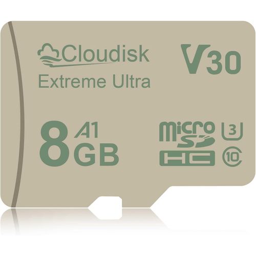SHIBA-Carte mémoire Micro SD Extreme Ultra V30 U3 C10 A1 MicroSD Card TF (1 paquet de 8 Go)[365]