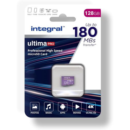 SHIBA-128GB Carte Micro SD 4K Vidéo Vitesse de Lecture 180MB/s et Vitesse d'Ecriture 150MB/s MicroSDXC A2 C10 U3 UHS-I 180-V30 Not[1