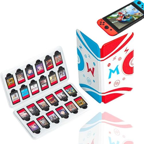 Shiba-1 Pièce Boite De Rangement Jeux Switch Pour Nintendo Switch,Étui De Rangement Pour Carte De Jeu Portable Avec 24 Emplacement[1