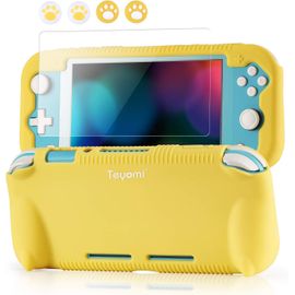 Shiba-Coque Pour Nintendo Switch Lite, Étui Nintendo Switch Lite Avec Protection Écran Verre Trempé Avec 4 Poignées Couvre Pouce A[9