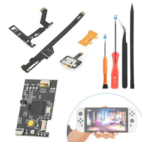 Shiba-Mise À Niveau Puce De Firmware Pour Rp2040 Switch Oled Câble De Console Remplacement Câble Cpu Pour Nintendo Switch Oled Puc[1