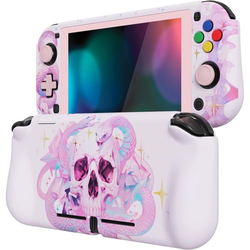 Shiba-Playvital Coque Pour Switch Lite Cover Joycon,Accessoire Protection Pour Nintendo Switch Lite Avec Capuchon Joystick & Prote[7