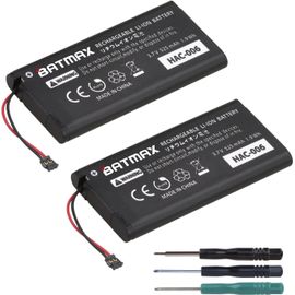 Shiba-2pcs Hac-006 Batterie Replacement Avec Outils Pour Nintendo Switch Joy-Con Controller Hac-A-Jcl-C0, Hac-A-Jcr-C0, Hac-015, H[9
