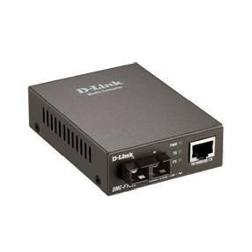 D-Link DMC F15SC - Convertisseur de média à fibre optique - 100Mb LAN - 10Base-T, 100Base-TX, 100Base-FX - RJ-45 / mode unique SC - jusqu'à 15 km - 1310 nm