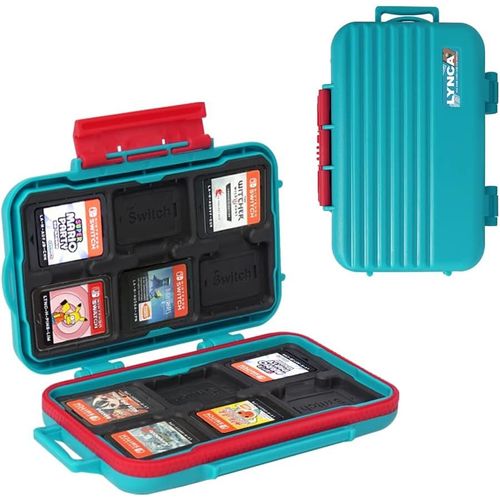 Shiba-Étui De Protection Rigide Pour Cartes De Jeu Nintendo Switch Et Ns Nx - Résistant Aux Chocs, 1 2 Emplacements Pour Cartes De[2