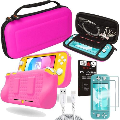 Shiba-Switch Lite Ensemble D'accessoires, Coque Et Protecteur D'écran Pour Nintendo Switch Lite, Housse De Protection De Transport[1