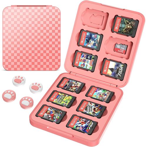 Shiba-Boîte De Rangement Pour Nintendo Switch/Switch Oled, Switch Game Case Switch - Boîte De Rangement Avec 12 Jeux Switch, 12 Zo[2