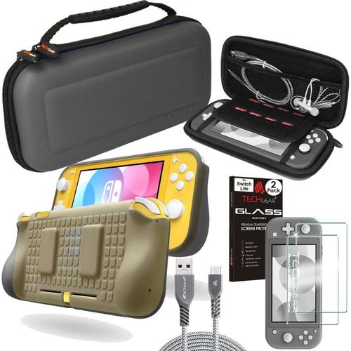 Shiba-Switch Lite Ensemble D'accessoires, Coque Et Protecteur D'écran Pour Nintendo Switch Lite, Housse De Protection De Transport[1