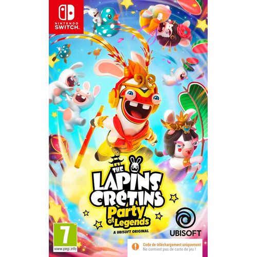 Shiba-Ubisoft Les Lapins Cretins : Party Of Legends Switch (Code De Telechargement Dans La Boite)[1079]