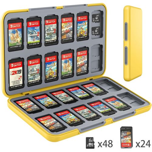 Shiba-Étui Pour Cartes De Jeu Pour Nintendo Switch, Boite De Rangement Jeux Pour Nintendo Switch, Avec 24 Emplacements Pour Cartes[1