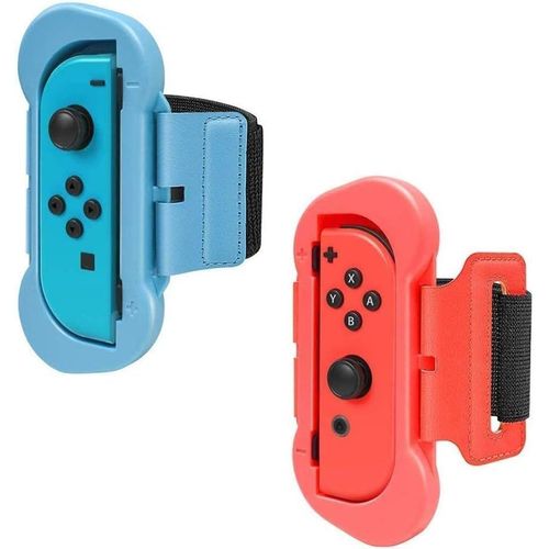 Shiba-Bracelet Wristbands Compatible Avec Nintendo Switch Just Dance 2020 2019, Zumba Burn It Up, [2 Pack] Poignet Elastique Ajust[2