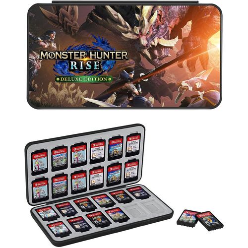 Shiba-Étui Pour Jeux Switch, Boîte De Rangement Pour Cartouches De Jeux Nintendo Switch,Boîtier Housse De Protection Portable Avec[2