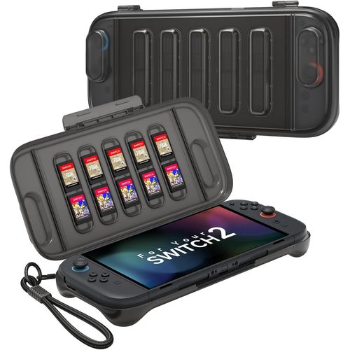 Shiba-Étui Rigide Protecteur Compatible Avec Nintendo Switch 2 (2025), Coque De Transport Rigide, Fente Pour Cartes De Jeu, Facile[2