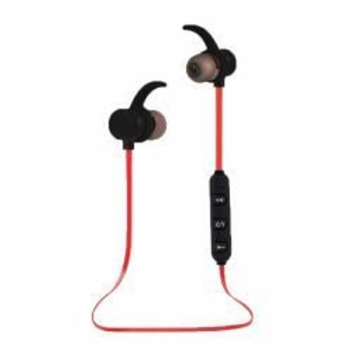 Esperanza EH186K Casque et ?couteurs sans fil intra-auriculaires Sport Bluetooth Noir Rouge (3.50?h, Sans fil), ?couteurs, Noir, Rouge