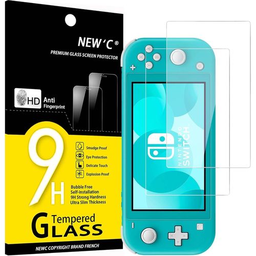 Shiba-Lot De 2, Verre Trempé Pour Nintendo Switch Lite, Film Protection Écran Efficace Contre Les Rayures - Sans Bulles - Ultra Ré[7