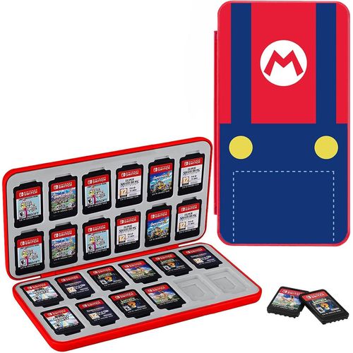 Shiba-Étui Pour Jeux Switch, Boîte De Rangement Pour Cartouches De Jeux Nintendo Switch,Boîtier Housse De Protection Portable Avec[2