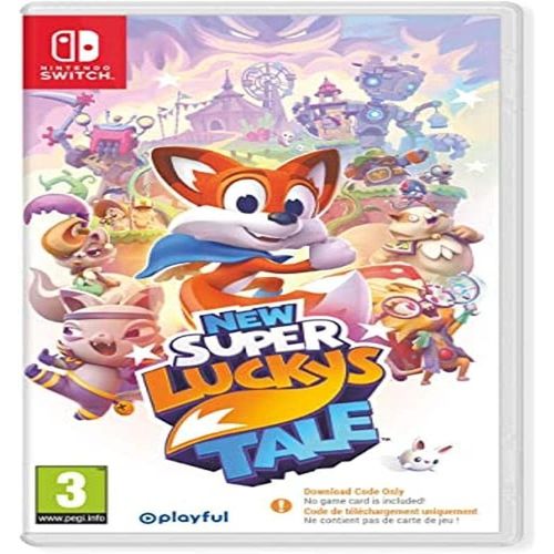 Shiba-New Super Lucky's Tale Nintendo Switch Code De Téléchargement Uniquement. Ne Contient Pas De Cartouche De Jeu ![2313]