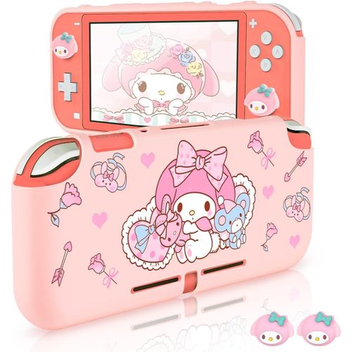 Shiba-Coque Compatible Avec Nintendo Switch Lite, Étui Pour Nintendo Switch Lite Avec Accessoires Switch Lite Avec 2 Capuchons De [5