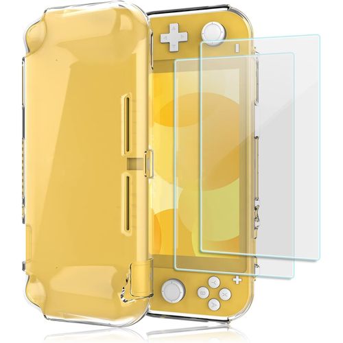 Shiba-Procase Coque Nintendo Switch Lite 2019, Étui Housee De Protection Cover Tpu Transparent Anti-Choc Anti-Rayures, Avec 2x Pro[1