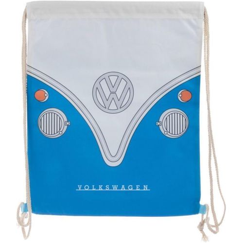 SHIBA-PUCKATOR Sac à Cordons Volkswagen-Van Bus Combi VW T1 Bleu Dos à Lacets, Multicolore, Taille Unique Mixte[777]