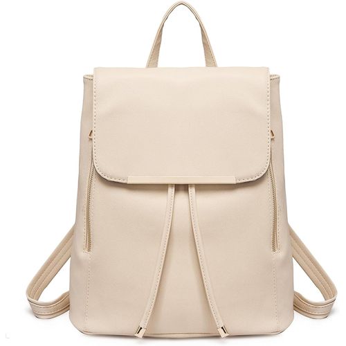 SHIBA-Petit Sac à Dos Femme Imperméable et Léger avec Cordon de Serrage - Sacs à main portés dos pour Vélo, École, Voyages, Plein [4