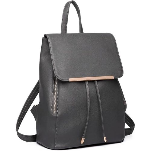 SHIBA-Petit Sac à Dos Femme Imperméable et Léger avec Cordon de Serrage - Sacs à main portés dos pour Vélo, École, Voyages, Plein [4