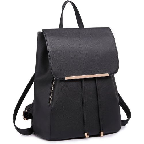 SHIBA-Petit Sac à Dos Femme Imperméable et Léger avec Cordon de Serrage - Sacs à main portés dos pour Vélo, École, Voyages, Plein [4