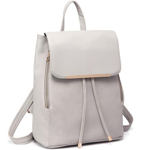 SHIBA-Petit Sac à Dos Femme Imperméable et Léger avec Cordon de Serrage - Sacs à main portés dos pour Vélo, École, Voyages, Plein [4