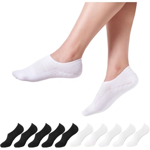 Shiba-Sneaker Chaussettes Femmes Hommes 10 Paires Courtes Coton Invisible Footies Unisexe[1825]