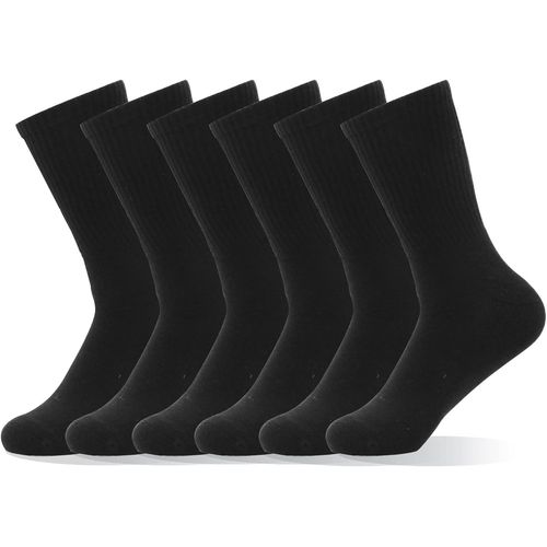 Shiba-Chaussettes De Tennis, Pour Homme Et Femme, Pure Et Classique, Lot De 6 Paires, Respirantes Et Renforcées, Chausettes Sport [1115]