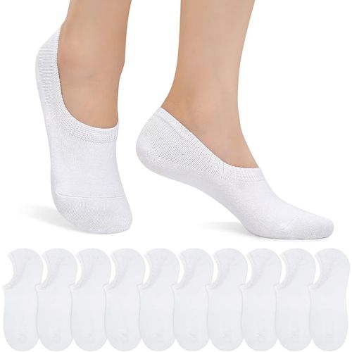 Shiba-10 Paires Chaussettes Invisibles Femme Chaussette Basse Homme Soquettes Courtes Hommes Coton[521]