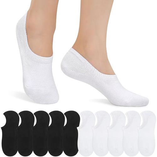 Shiba-10 Paires Chaussettes Invisibles Femme Chaussette Basse Homme Soquettes Courtes Hommes Coton[519]