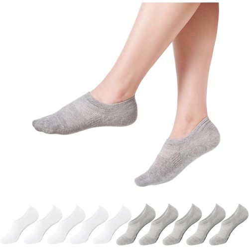 Shiba-Sneaker Chaussettes Femmes Hommes 10 Paires Courtes Coton Invisible Footies Unisexe[1826]