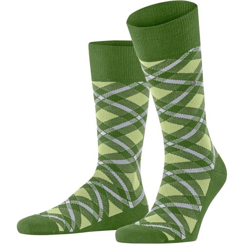 Shiba-Hommes Tartan Chaussettes Opaque Coton (Biologique), Fibre Artificielle[2179]