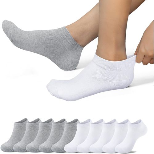 Shiba-Lot Chaussettes Femme 10 Paires Chaussettes De Sport Homme Chaussettes Running Chaussettes Basses Socquette Coton[2897]