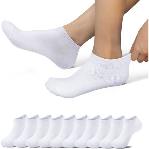 Shiba-Lot Chaussettes Femme 10 Paires Chaussettes De Sport Homme Chaussettes Running Chaussettes Basses Socquette Coton[2900]