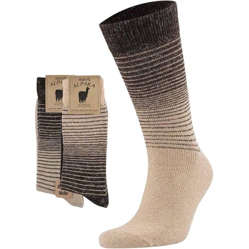 Shiba-Lot De 2 Paires De Chaussettes Alpaga Homme Et Femme - Chaussettes Laine Alpaga - Chaussettes Chaudes Homme- Chaussettes Hom[3225]