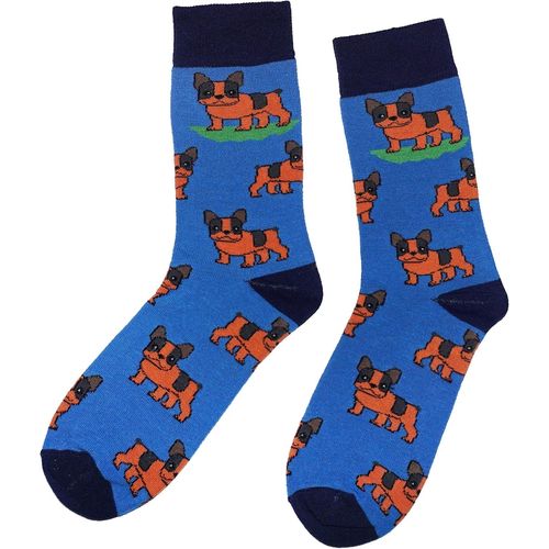 Shiba-Chaussettes - Pour Homme - Style Décontracté - Couleurs Tendance Et Amusantes - Haute Teneur En Coton.[3919]