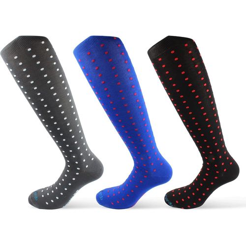 Shiba-Lot De 3 Paires De Chaussettes Pour Homme Colorées Longues Amusantes Fantaisie En Coton, Idée Cadeau2[2202]
