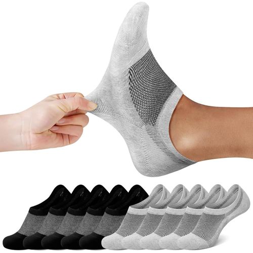 Shiba-Chaussettes Basses Pour Femmes Hommes Socquettes De Sport En Coton Antiglisse Des Décontractées 10 Paires[1875]