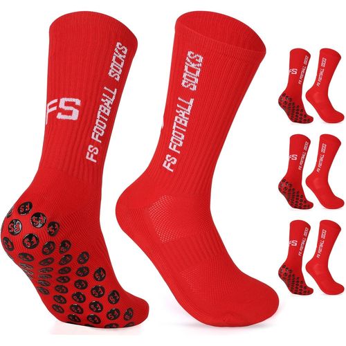 Shiba-Chaussette Antidérapante Foot Homme Femme Lot De 3 Grip Socks Football 35-39 39-46 Football Socks Pour Basket Trekking Cycli[2248]