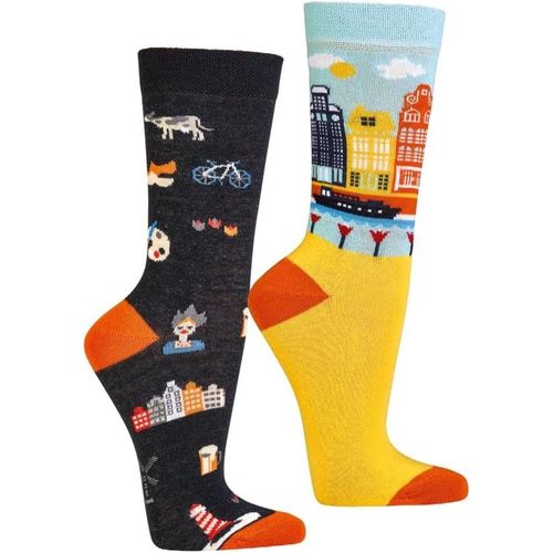 Shiba-Lot De 2 Paires De Chaussettes Multicolores À Motifs Pour Homme Et Femme - 30 Ans - Idée Cadeau Pour Papa Et Maman[1556]