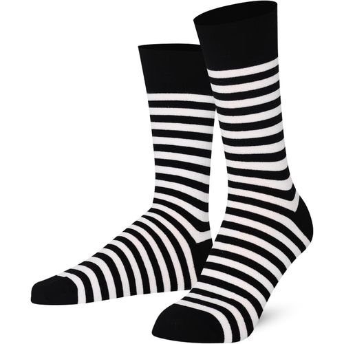 Shiba-Chaussettes Mysocks - Chaussettes Colorées À Rayures - En Coton Peigné - Pour Homme[1197]