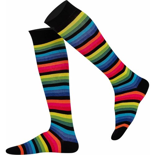 Shiba-Chaussettes Arc-En-Ciel Pour Homme/Femme, Coton Peigné Le Plus Fin, Bout Sans Couture[1914]