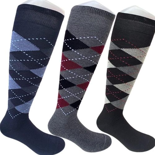 Shiba-- 6 Paires De Chaussettes Longues Pour Homme En Coton Chaud Avec Dessins, Élastiques (Taille Unique 39-46) Chaussettes Longu[2941]