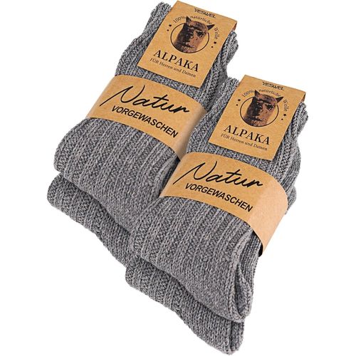 Shiba-4 Paires De Chaussettes En Alpaga Pour Hommes Et Femmes, Chaussettes Chauffantes Respirantes Et Extra Chaudes, Épaisses En L[2950]