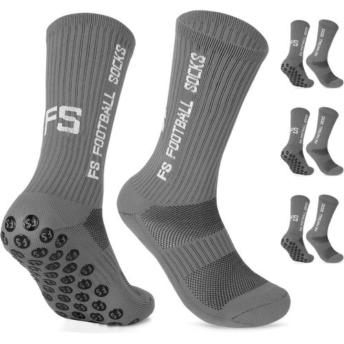 Shiba-Chaussette Antidérapante Foot Homme Femme Lot De 3 Grip Socks Football 35-39 39-46 Football Socks Pour Basket Trekking Cycli[2253]
