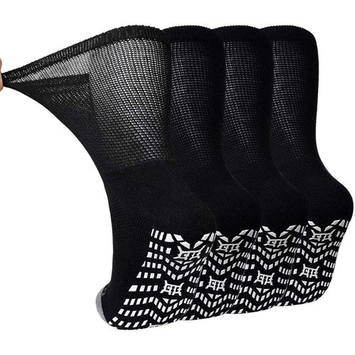 Shiba-Chaussettes Diabetiques Coton Homme: Chaussettes Sans Coutures Avec Ceinture Extra Large Sans Elastique Sans Pression Chauss[598]
